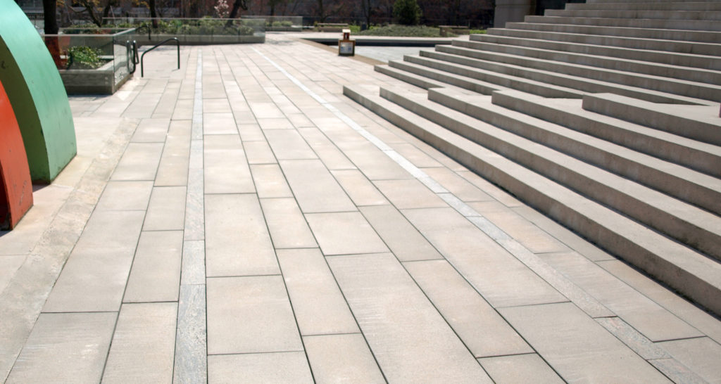 Robson Square precast concrete custom pavers Vancouver BC - Sanderson ...