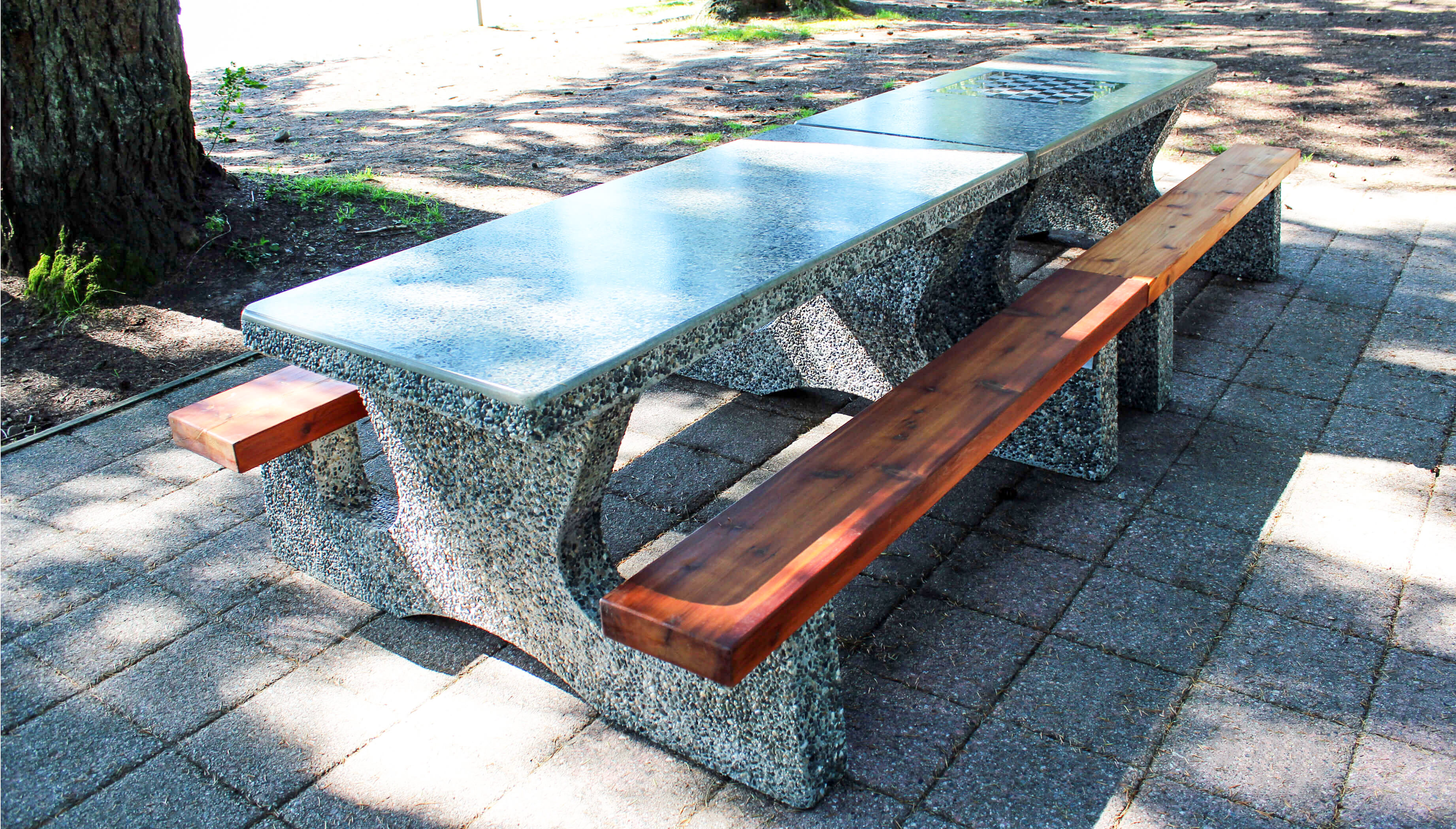 Concrete Picnic Table And Benches - Image to u