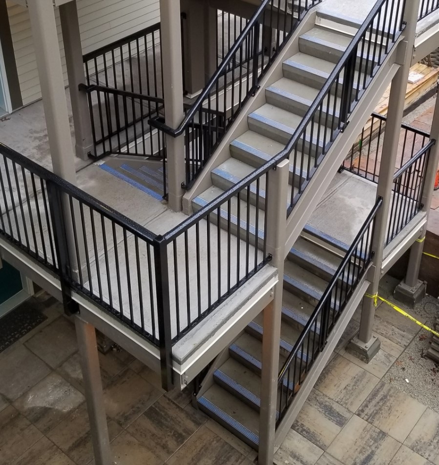 Residential Stair Treads Gallery Sanderson Concrete